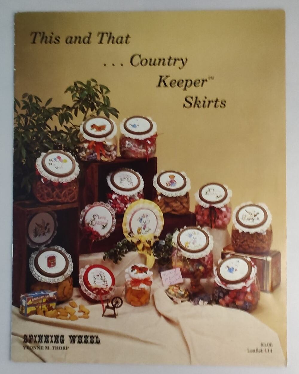 Spinning Wheel This and That Country Keeper Skirts Cross Stitch Patterns